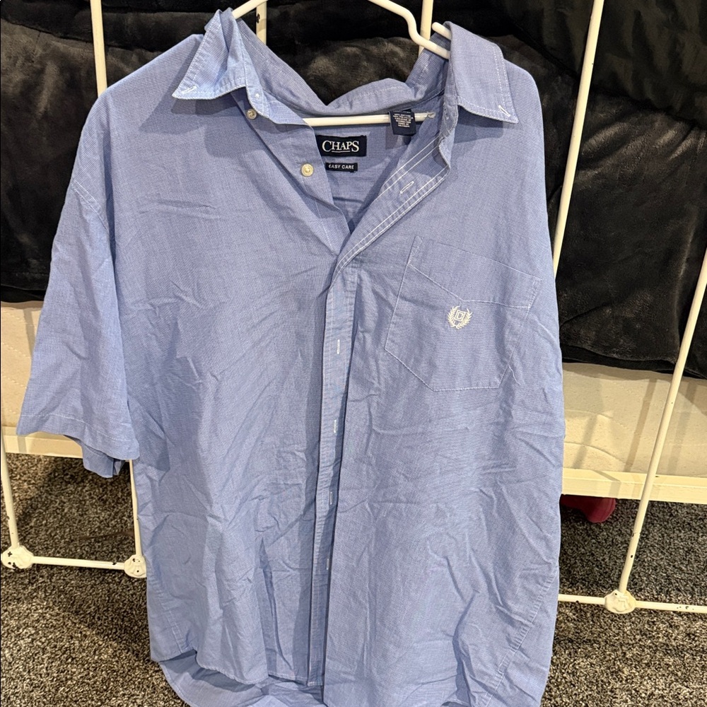 Chaps Men's Light Blue Casual Shirt